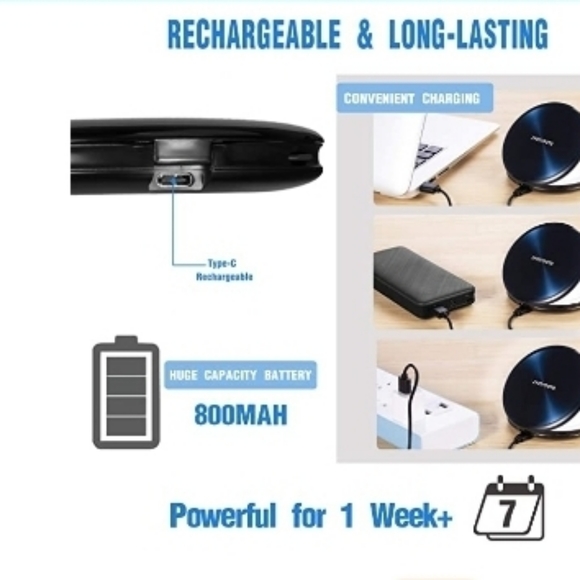 🌟 NWT - Compact LED (Rechargeable) Makeup Mirror - Picture 4 of 5